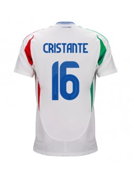 Billige Italia Bryan Cristante #16 Bortedrakt EM 2024 Kortermet